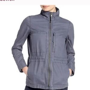 madewell fleet utility jacket gray womena size small